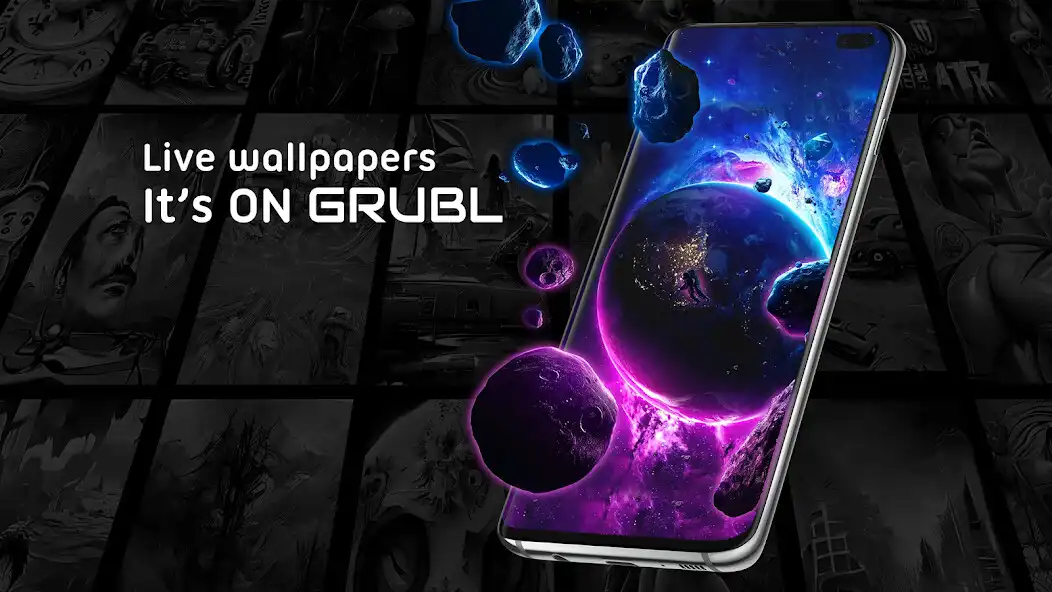 Play GRUBL™ 4D Live Wallpapers + AI as an online game GRUBL™ 4D Live Wallpapers + AI with UptoPlay