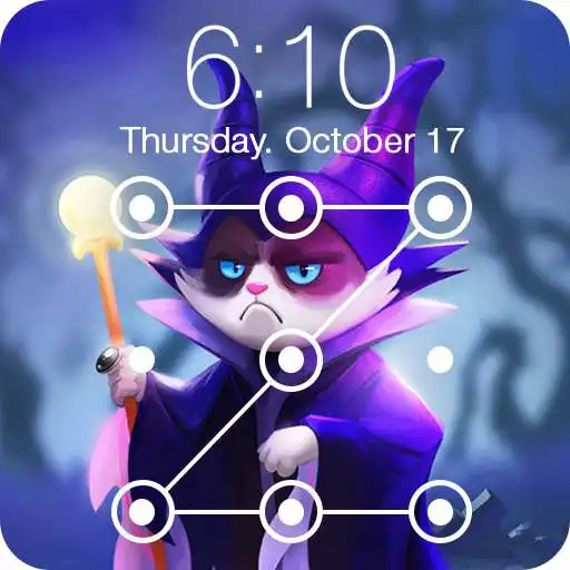 Run free android online Grumpy Cat Charming Princess HD Screen Lock APK