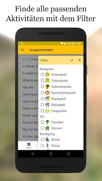 Play Gruppenstunden - Aktivitäten as an online game Gruppenstunden - Aktivitäten with UptoPlay