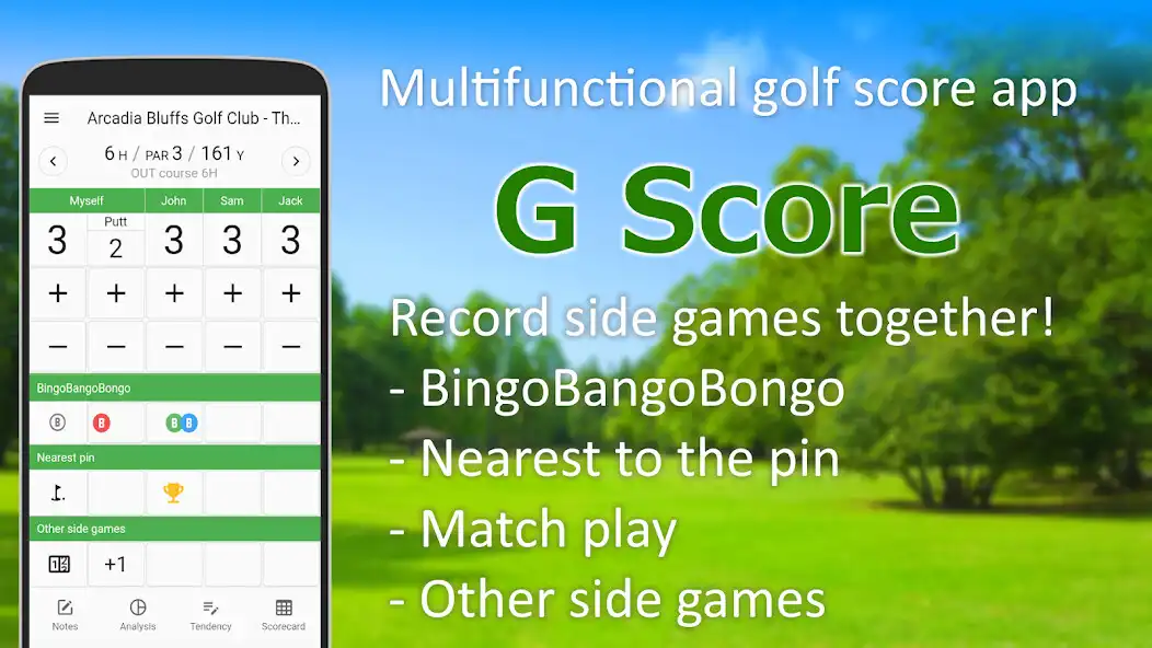 Play G Score - Golf Score App  and enjoy G Score - Golf Score App with UptoPlay