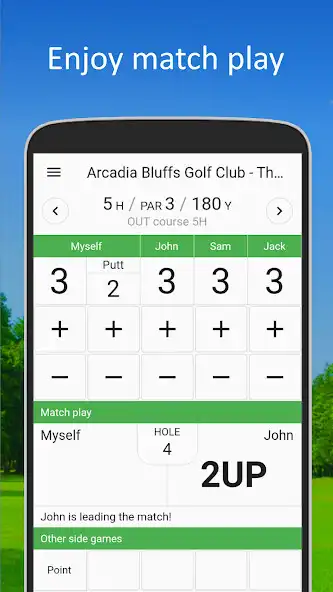Play G Score - Golf Score App as an online game G Score - Golf Score App with UptoPlay