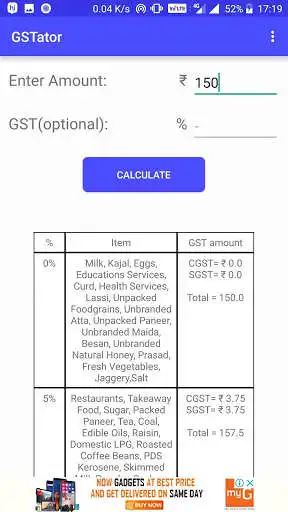 Play GSTator ~ The GST Calculator  and enjoy GSTator ~ The GST Calculator with UptoPlay