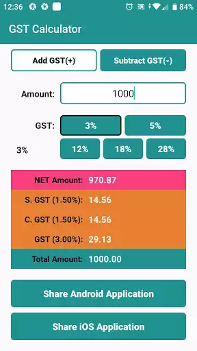 Play GST Calculator India as an online game GST Calculator India with UptoPlay