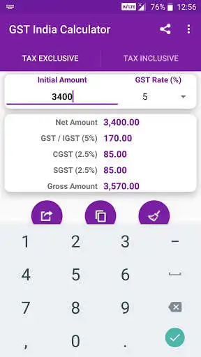 Play GST India Calculator as an online game GST India Calculator with UptoPlay