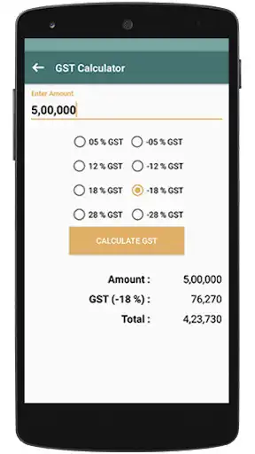 Play GST Reckoner-Tax Calculator, HSN & SAC Code Finder as an online game GST Reckoner-Tax Calculator, HSN & SAC Code Finder with UptoPlay