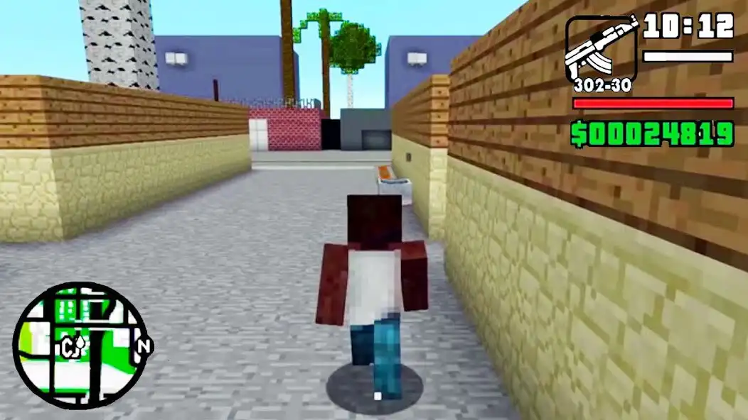 Play GTA Craft Theft Auto MCPE as an online game GTA Craft Theft Auto MCPE with UptoPlay
