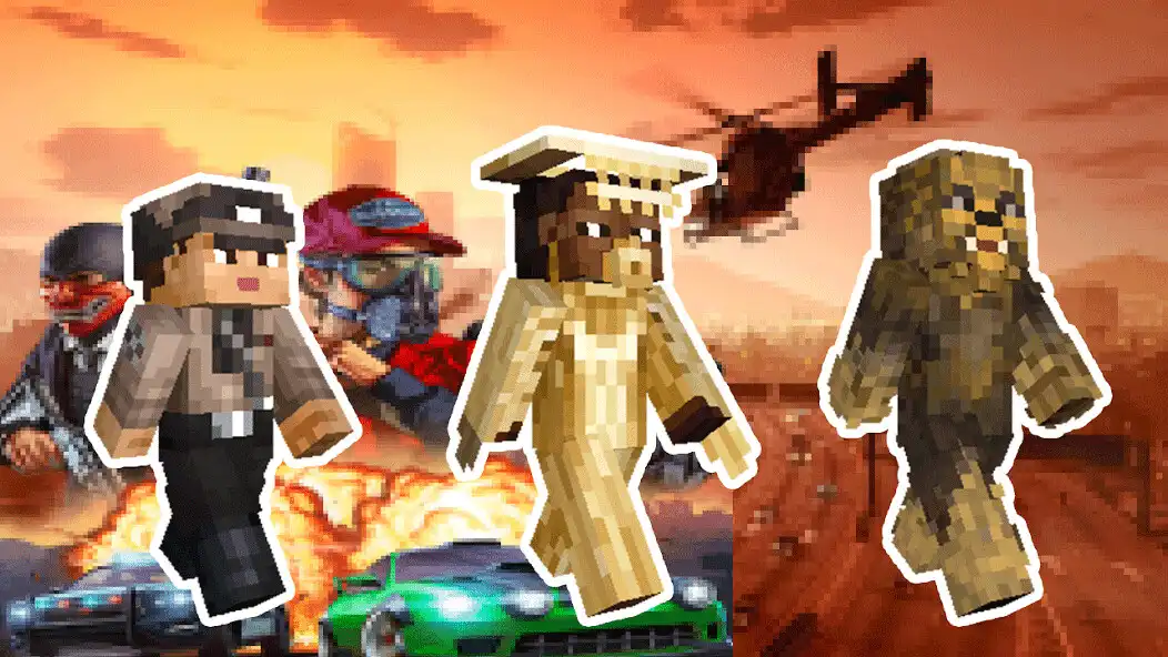 Play GTA Craft Theft Auto Mod MCPE  and enjoy GTA Craft Theft Auto Mod MCPE with UptoPlay