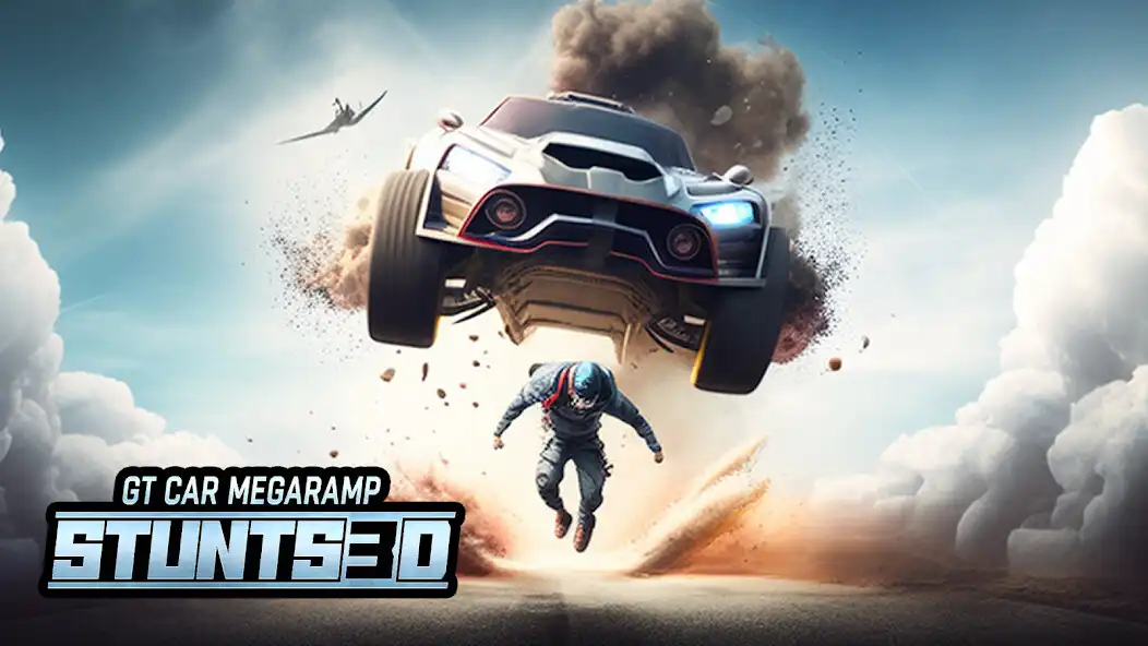 Play GT Car Megaramp Stunts 3D as an online game GT Car Megaramp Stunts 3D with UptoPlay