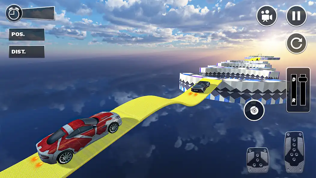 Play GT Car Stunts Mega Ramp Car 3D as an online game GT Car Stunts Mega Ramp Car 3D with UptoPlay