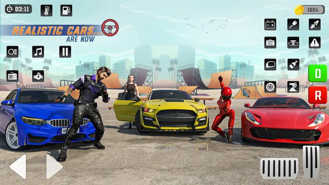 Play GT Car Stunts: Ramp Car Games as an online game GT Car Stunts: Ramp Car Games with UptoPlay