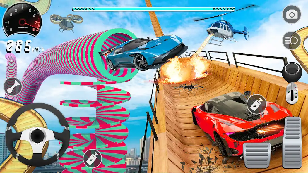Play GT Mega Car Ramp Extreme Race  and enjoy GT Mega Car Ramp Extreme Race with UptoPlay