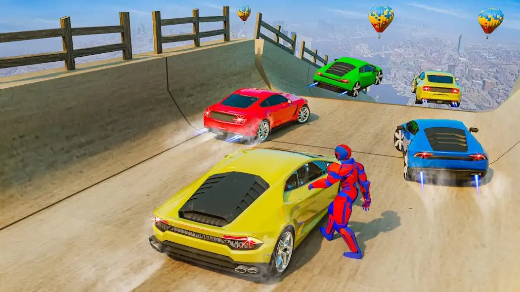 Play GT mega ramp robot Superhero  and enjoy GT mega ramp robot Superhero with UptoPlay