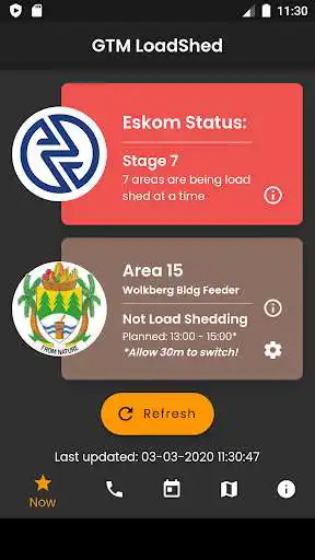 Play APK GTM LoadShed  and enjoy GTM LoadShed with UptoPlay com.embarcadero.GTMLoadShed
