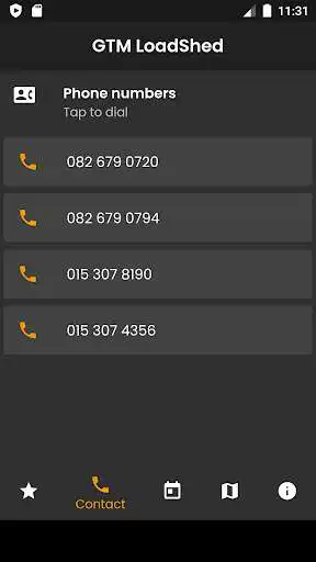 Play APK GTM LoadShed  and enjoy GTM LoadShed with UptoPlay com.embarcadero.GTMLoadShed