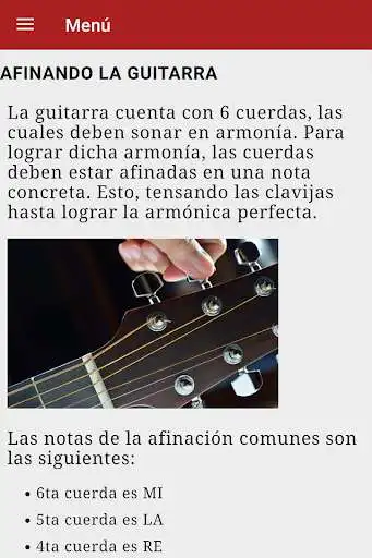 Play Guía: aprende a tocar guitarra as an online game Guía: aprende a tocar guitarra with UptoPlay