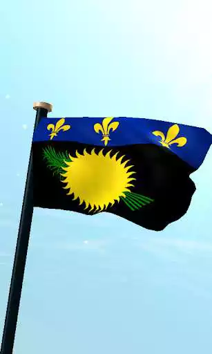 Play Guadeloupe Flag 3D Free