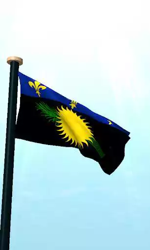 Play Guadeloupe Flag 3D Free