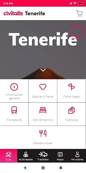 Play Guía de Tenerife por Civitatis as an online game Guía de Tenerife por Civitatis with UptoPlay