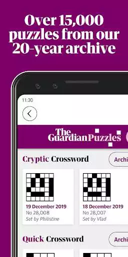 Play Guardian Puzzles  Crosswords  and enjoy Guardian Puzzles  Crosswords with UptoPlay