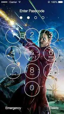 Play Guardians Of The Galaxy HD Lock Screen