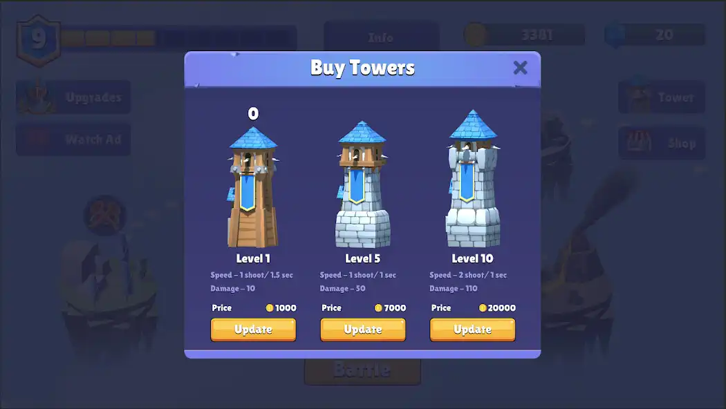 Play Guards of Tower : Epic Defense as an online game Guards of Tower : Epic Defense with UptoPlay
