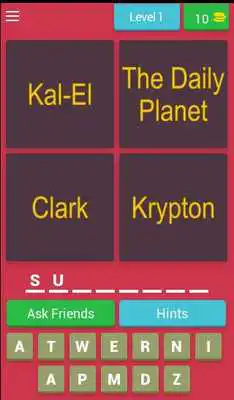 Play Guess 4 Words 1 Superheroes