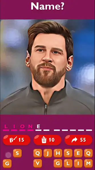 Play Guess Footballer - Soccer Game as an online game Guess Footballer - Soccer Game with UptoPlay