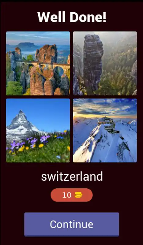 Play Guessing countries game Quiz
