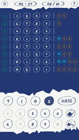 Play Guess My Code as an online game Guess My Code with UptoPlay