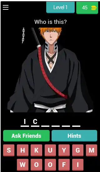 Play Guess That Bleach Character as an online game Guess That Bleach Character with UptoPlay
