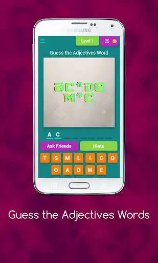 Play Guess the Adjectives Words  and enjoy Guess the Adjectives Words with UptoPlay