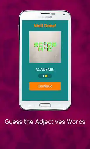 Play Guess the Adjectives Words as an online game Guess the Adjectives Words with UptoPlay