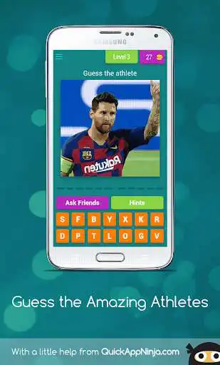 Play Guess the Amazing Athletes as an online game Guess the Amazing Athletes with UptoPlay