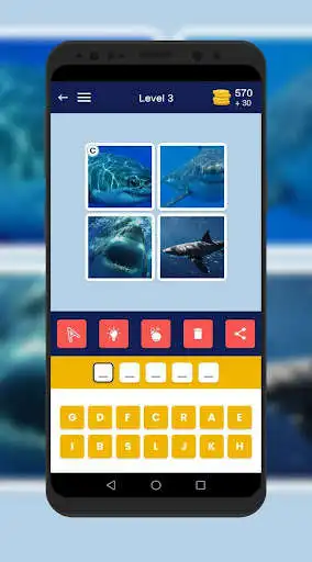 Play Guess the animal. 4 photos 1 word puzzle. as an online game Guess the animal. 4 photos 1 word puzzle. with UptoPlay