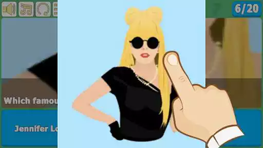 Play Guess the Celebrity Quiz Game as an online game Guess the Celebrity Quiz Game with UptoPlay