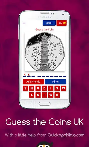 Play Guess the Coins UK as an online game Guess the Coins UK with UptoPlay
