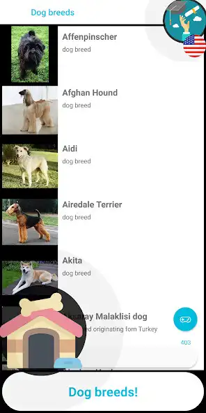Play Guess the dog breed as an online game Guess the dog breed with UptoPlay