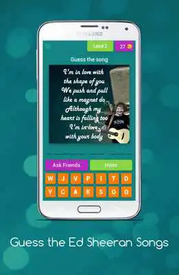 Play Guess the Ed Sheeran Songs