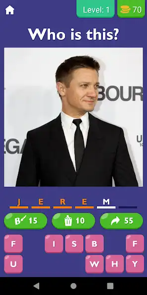 Play Guess The Hollywood Actor  and enjoy Guess The Hollywood Actor with UptoPlay