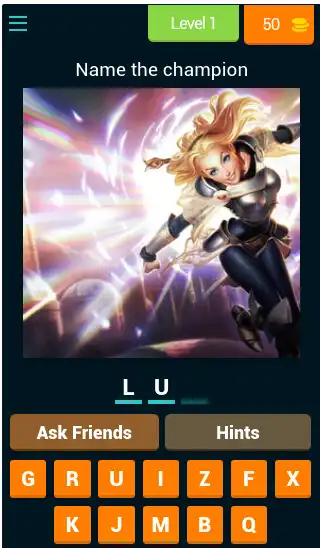Play Guess The LoL Champions  and enjoy Guess The LoL Champions with UptoPlay