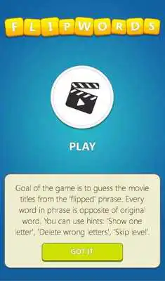 Play Guess The Movie. Flipwords