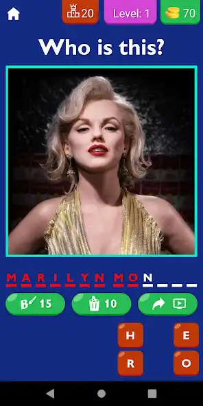 Play Guess The Old Hollywood Star  and enjoy Guess The Old Hollywood Star with UptoPlay