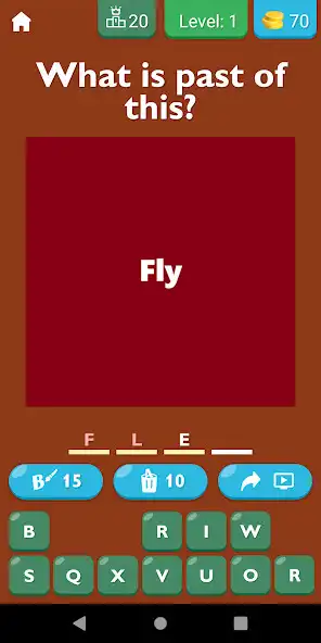 Play Guess The Past Tense Game  and enjoy Guess The Past Tense Game with UptoPlay