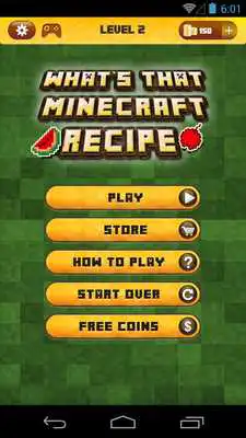 Play Guess The Recipe For Minecraft
