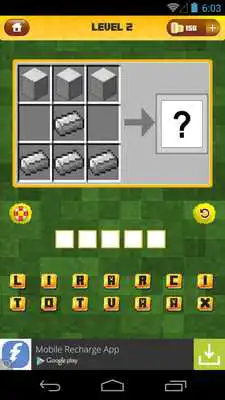 Play Guess The Recipe For Minecraft