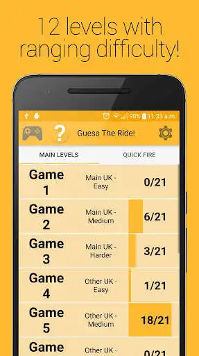Play Guess The Ride  and enjoy Guess The Ride with UptoPlay