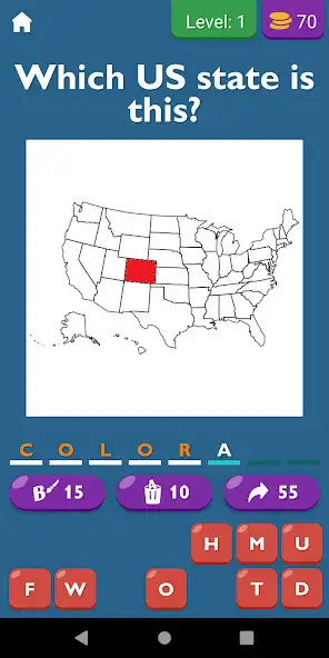 Play Guess The US States On A Map  and enjoy Guess The US States On A Map with UptoPlay