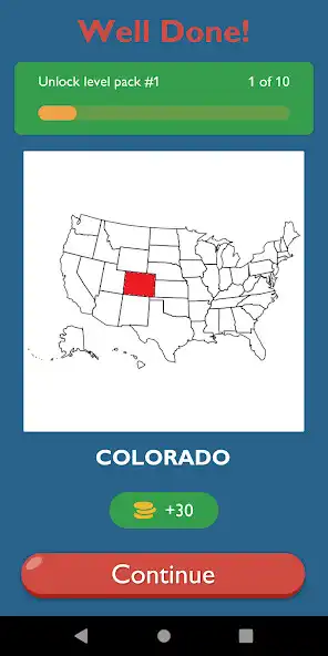 Play Guess The US States On A Map as an online game Guess The US States On A Map with UptoPlay