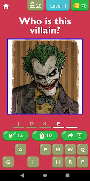 Play Guess The Villain Game  and enjoy Guess The Villain Game with UptoPlay