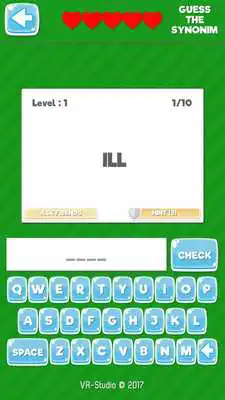 Play Guess the Words : Synonym Quiz